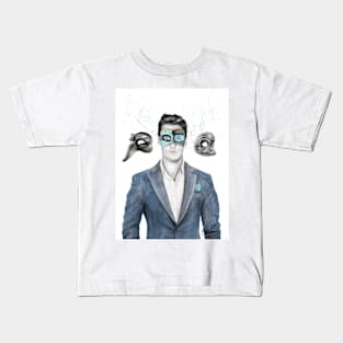 A Man of Many Masks Kids T-Shirt